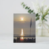 Sonnenuntergang Postkarte (Stehend Vorderseite)