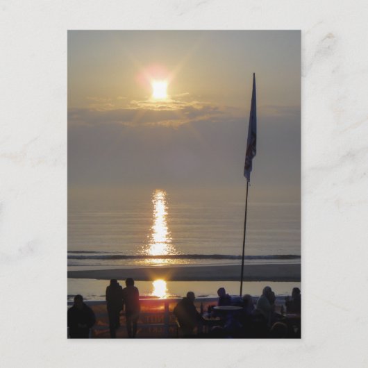 Sonnenuntergang Postkarte (Vorderseite)