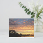 Sonnenuntergang Postkarte (Stehend Vorderseite)