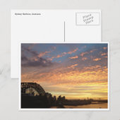 Sonnenuntergang Postkarte (Vorne/Hinten)