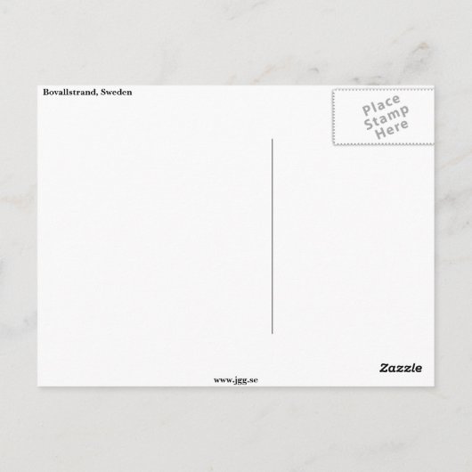 Sonnenuntergang Postkarte (Rückseite)