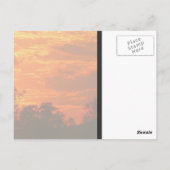 Sonnenuntergang Postkarte (Rückseite)