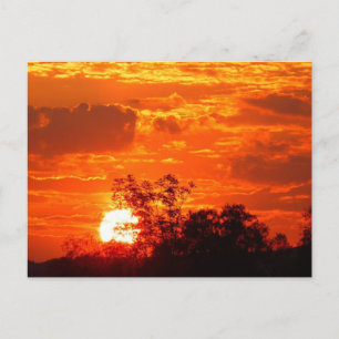 Sonnenuntergang Postkarte