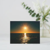 Sonnenuntergang Postkarte (Stehend Vorderseite)