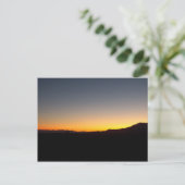 Sonnenuntergang Postkarte (Stehend Vorderseite)