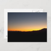Sonnenuntergang Postkarte (Vorne/Hinten)