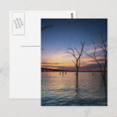 Sonnenuntergang Postkarte (Vorne/Hinten)