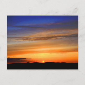 Sonnenuntergang Postkarte