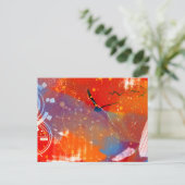 Sonnenuntergang Postkarte (Stehend Vorderseite)