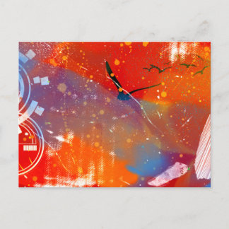 Sonnenuntergang Postkarte