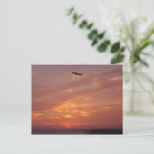 Sonnenuntergang Postkarte (Stehend Vorderseite)