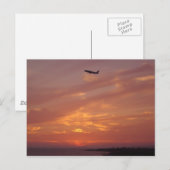 Sonnenuntergang Postkarte (Vorne/Hinten)