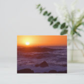 Sonnenuntergang Postkarte (Stehend Vorderseite)