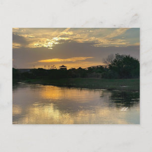 Sonnenuntergang Postkarte