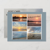 Sonnenuntergang Postkarte (Vorne/Hinten)