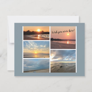 Sonnenuntergang Postkarte