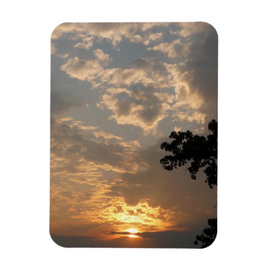 Sonnenuntergang Premium Flexible Magnet (Vertikal)