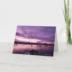 Sonnenuntergang Puerto Ayora, Santa Cruz, Karte