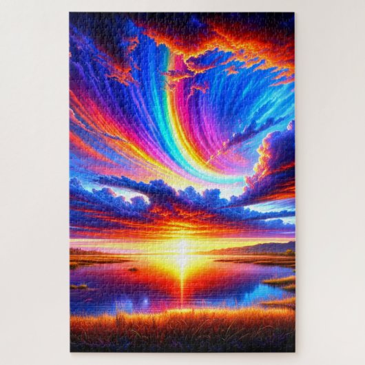 Sonnenuntergang Puzzle (Vertikal)