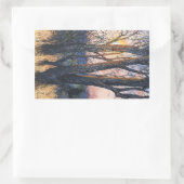 Sonnenuntergang Rechteckiger Aufkleber (Tasche)