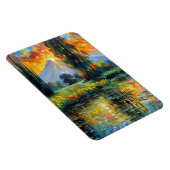 Sonnenuntergang Reflektion Lebhafte Landschaft Imp Magnet (Rechte Seite)