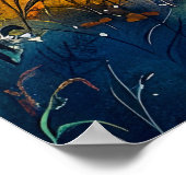 Sonnenuntergang Reflektionen über Havel Havelland  Poster (Ecke)