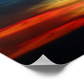 Sonnenuntergang Regenbogen 8x12 Poster (Ecke)