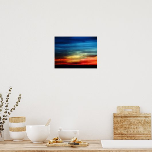 Sonnenuntergang Regenbogen 8x12 Poster (Küche)