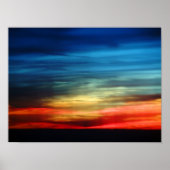 Sonnenuntergang Regenbogen 8x12 Poster (Vorne)