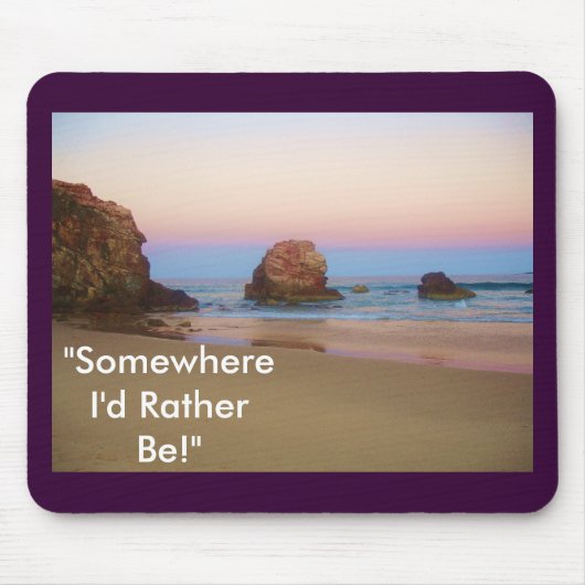 Sonnenuntergang-Regenbogen Mousepad (Vorne)