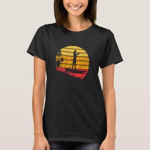 Sonnenuntergang Reitpaddel Wassersportzentrum T-Shirt
