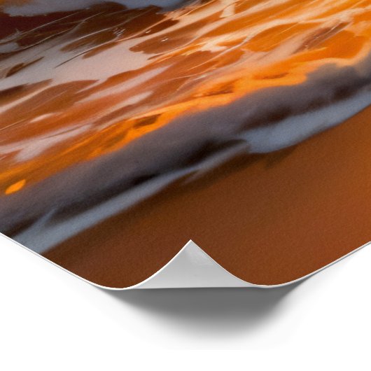 Sonnenuntergang Rhythmen: Beach Ballet Poster (Ecke)