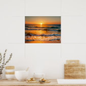 Sonnenuntergang Rhythmen: Beach Ballet Poster (Küche)