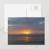 Sonnenuntergang, Rincon, Puerto Rico Postkarte (Vorne/Hinten)