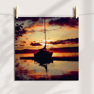 Sonnenuntergang Rocky Point Poster