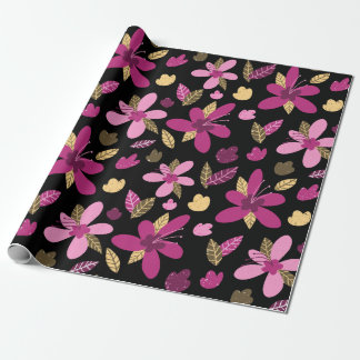 Sonnenuntergang Romantik Blume Wrapping Paper Geschenkpapier