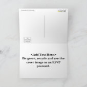 Sonnenuntergang Rose Hochzeitkarte Einladung (Innenseite)