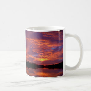 Sonnenuntergang-Rot Kaffeetasse