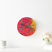 Sonnenuntergang Runde Wanduhr (Zuhause)