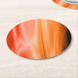 Sonnenuntergang Runder Pappuntersetzer