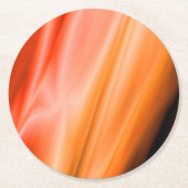 Sonnenuntergang Runder Pappuntersetzer (Vorderseite)