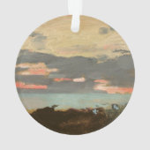 Sonnenuntergang, Saco Bucht Ornament (Rückseite)