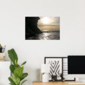 Sonnenuntergang Santa Cruz Poster (Heimbüro)
