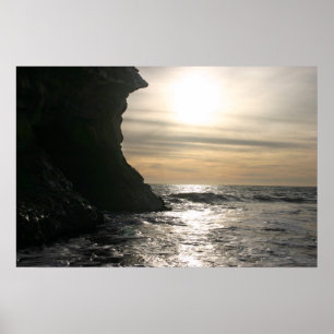 Sonnenuntergang Santa Cruz Poster