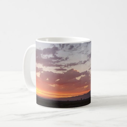 Sonnenuntergang: Santa monica, ca. Kaffeetasse (Vorderseite Links)