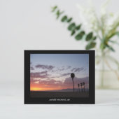 Sonnenuntergang: Santa monica, ca. Postkarte (Stehend Vorderseite)