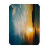 Sonnenuntergang Santorin, Griechenland Magnet (Vertikal)