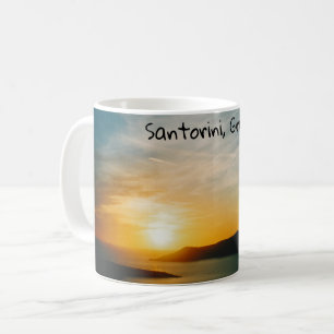 Sonnenuntergang Santorini, Griechenland Kaffeetasse