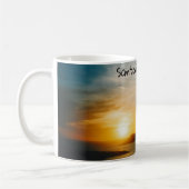 Sonnenuntergang Santorini, Griechenland Kaffeetasse (Links)