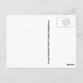 Sonnenuntergang Santorini Griechenland Postkarte (Rückseite)